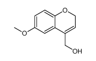 4-hydroxymethyl-6-methoxy-2H-chromene结构式
