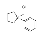 1-(chloromethyl)-1-phenylsilolane结构式