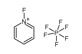 N-fluoropyridinium hexafluorophosphate结构式
