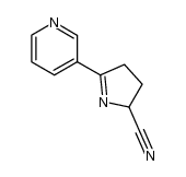 5'-cyanomyosmine Structure