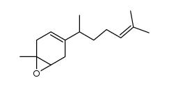 4-(1,5-Dimethyl-4-hexenyl)-1-methyl-7-oxabicyclo[4.1.0]hept-3-en结构式
