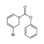 phenyl 3-bromo-2H-pyridine-1-carboxylate结构式
