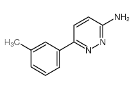 6-(3-甲基苯基)-3-氨基哒嗪结构式