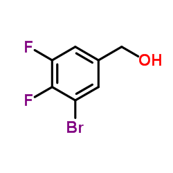 3-Bromo-4,5-difluorobenzyl alcohol结构式
