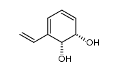 (1S,2R)-1,2-dihydroxy-3-vinylcyclohexa-3,5-diene结构式