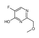 5-fluoro-2-(methoxymethyl)pyrimidin-4-ol Structure