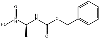 (R)-1-(N-benzyloxycarbonylamino)ethylphosphinic acid Structure