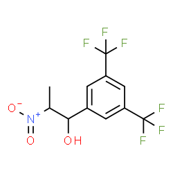1-[3,5-bis(trifluoromethyl)phenyl]-2-nitropropan-1-ol结构式