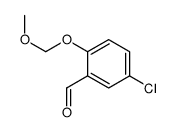 5-chloro-2-(methoxymethoxy)benzaldehyde Structure