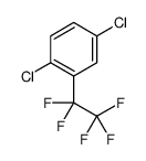 1,4-dichloro-2-(1,1,2,2,2-pentafluoroethyl)benzene Structure