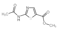 2-乙酰氨基-5-噻唑羧酸甲酯结构式