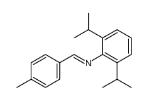 N-[2,6-di(propan-2-yl)phenyl]-1-(4-methylphenyl)methanimine Structure