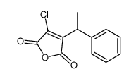 3-Chloro-4-(1-phenylethyl)-2,5-furandione Structure