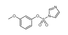 3-methoxyphenyl 1H-imidazole-1-sulfonate结构式