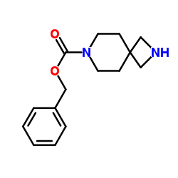 2-苄基-2,7-二氮杂螺[3.5]壬烷-7-羧酸叔丁酯结构式