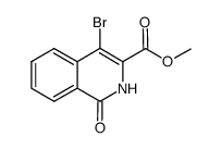 methyl 4-bromo-1-oxo-1,2-dihydroisoquinoline-3-carboxylate Structure