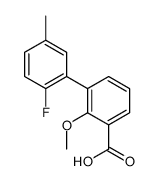 3-(2-fluoro-5-methylphenyl)-2-methoxybenzoic acid Structure