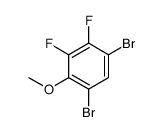 1,5-Dibromo-2,3-difluoro-4-methoxybenzene Structure