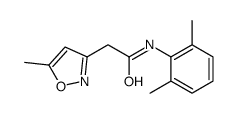 N-(2,6-dimethylphenyl)-2-(5-methyl-1,2-oxazol-3-yl)acetamide结构式