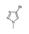 4-溴-1-甲基-1H-1,2,3-噻唑结构式
