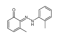 5-methyl-6-[(2-methylphenyl)hydrazinylidene]cyclohexa-2,4-dien-1-one结构式