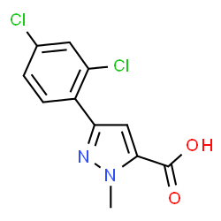 3-(2,4-Dichlorophenyl)-1-methyl-1H-pyrazole-5-carboxylic acid Structure