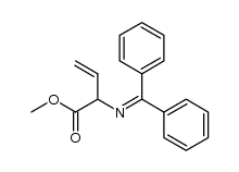 methyl 2-((diphenylmethylene)amino)but-3-enoate结构式