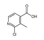 2-CHLORO-3-METHYLISONICOTINIC ACID Structure