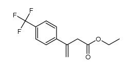 ethyl 3-(4-(trifluoromethyl)-phenyl)but-3-enoate Structure