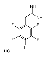 2-五氟苯基乙脒盐酸盐结构式