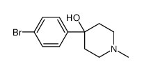 4-(4-溴苯基)-1-甲基-4-羟基哌啶结构式