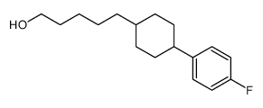 5-[4-(4-fluorophenyl)cyclohexyl]pentan-1-ol结构式