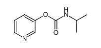 pyridin-3-yl isopropylcarbamate结构式