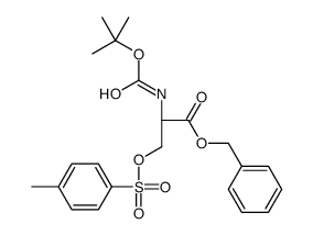 benzyl (2R)-3-(4-methylphenyl)sulfonyloxy-2-[(2-methylpropan-2-yl)oxycarbonylamino]propanoate Structure