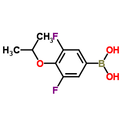 (3,5-Difluoro-4-isopropoxyphenyl)boronic acid Structure