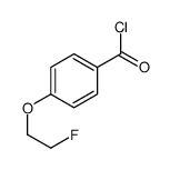 Benzoyl chloride, 4-(2-fluoroethoxy)- (9CI)结构式