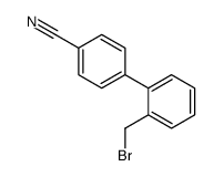 4-[2-(bromomethyl)phenyl]benzonitrile Structure