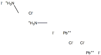 CH3NH3PbICl2(MAPbICl2 )Methylammonium Lead Chloride Iodide Structure