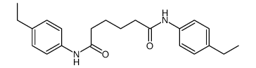 N,N'-bis(4-ethylphenyl)hexanediamide Structure