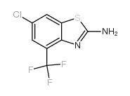6-Chloro-4-(trifluoromethyl)benzo[d]thiazol-2-amine Structure