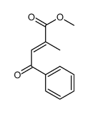 methyl 2-methyl-4-oxo-4-phenylbut-2-enoate Structure