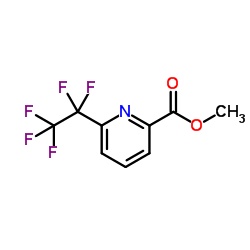 Methyl 6-(pentafluoroethyl)pyridine-2-carboxylate结构式