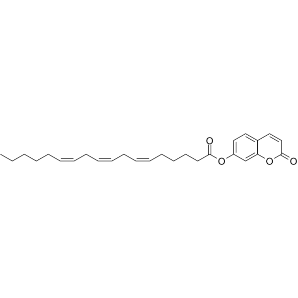 7-hydroxycoumarinyl-γ-Linolenate structure