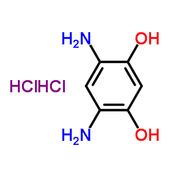 4,6-Diaminoresorcinol, dihydrochloride structure