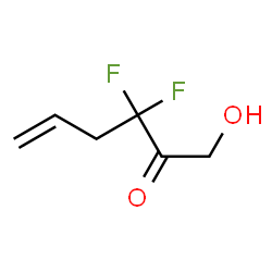 5-Hexen-2-one,3,3-difluoro-1-hydroxy- Structure