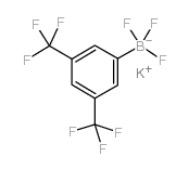 3,5-双(三氟甲基)苯基三氟硼酸钾结构式