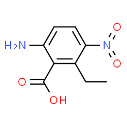 Benzoic acid, 6-amino-2-ethyl-3-nitro- (9CI)结构式
