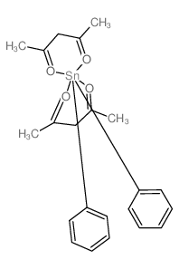 Tin,bis(2,4-pentanedionato-O,O')diphenyl- (9CI) Structure