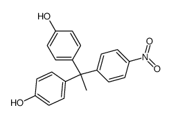 1,1-bis(4-hydroxyphenyl)-1-(4-nitrophenyl)ethane结构式
