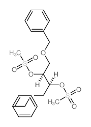 2,3-Butanediol,1,4-bis(phenylmethoxy)-, 2,3-dimethanesulfonate, (2S,3S)- Structure